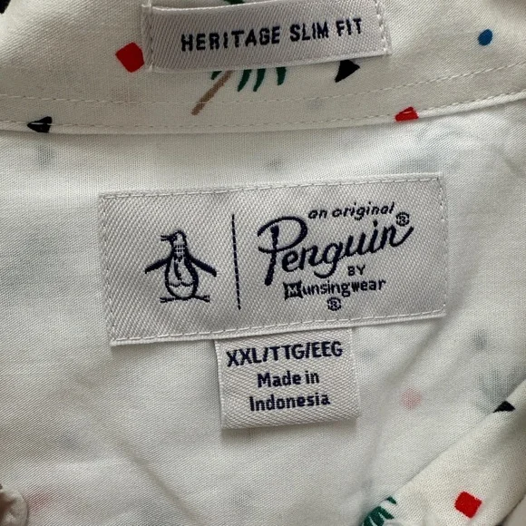 Penguin XXL men’s short sleeve shirt - Picture 3 of 3
